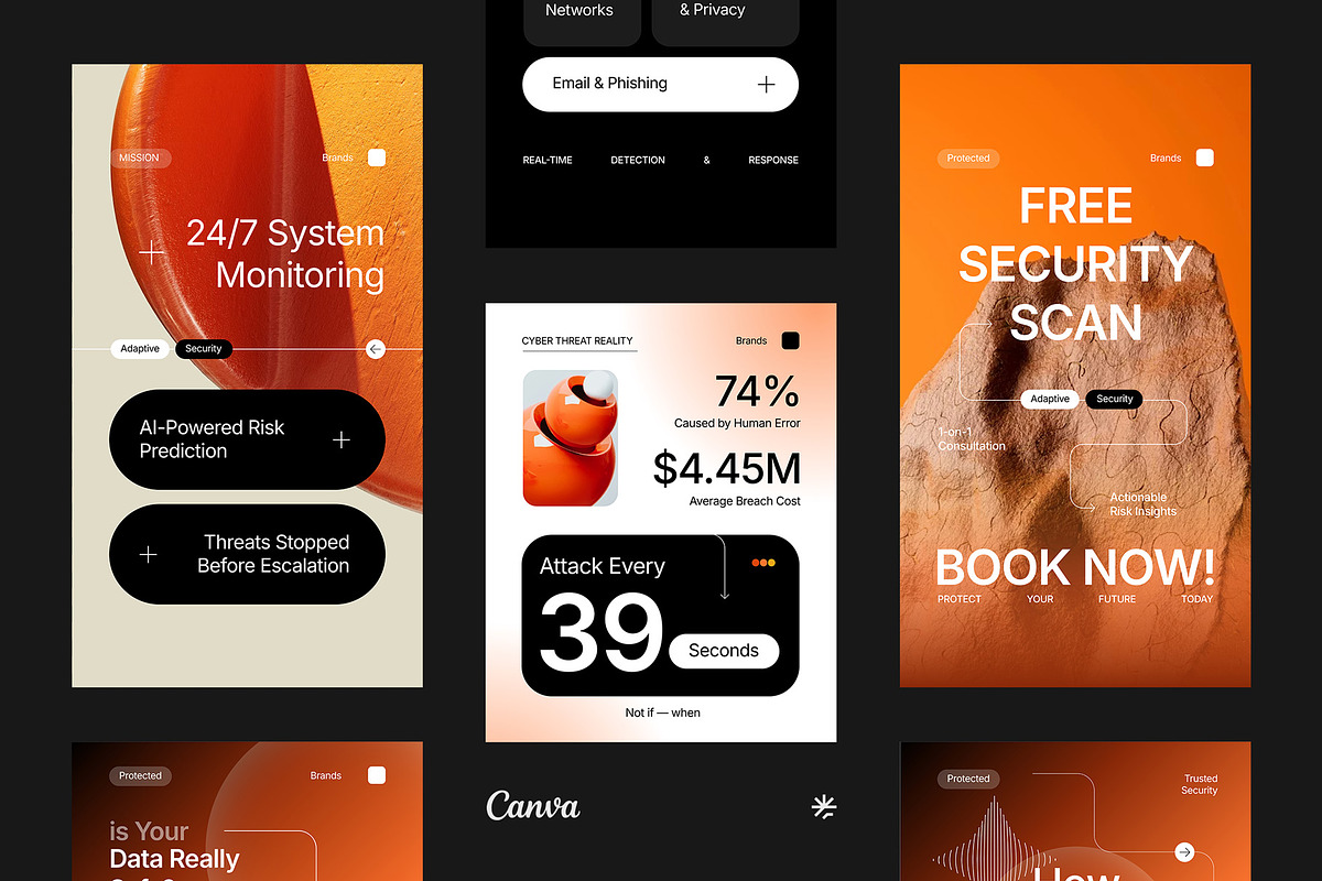 Cybersecurity Services Instagram, a Social Media Template by fakhroo (Photo 6 of 6)