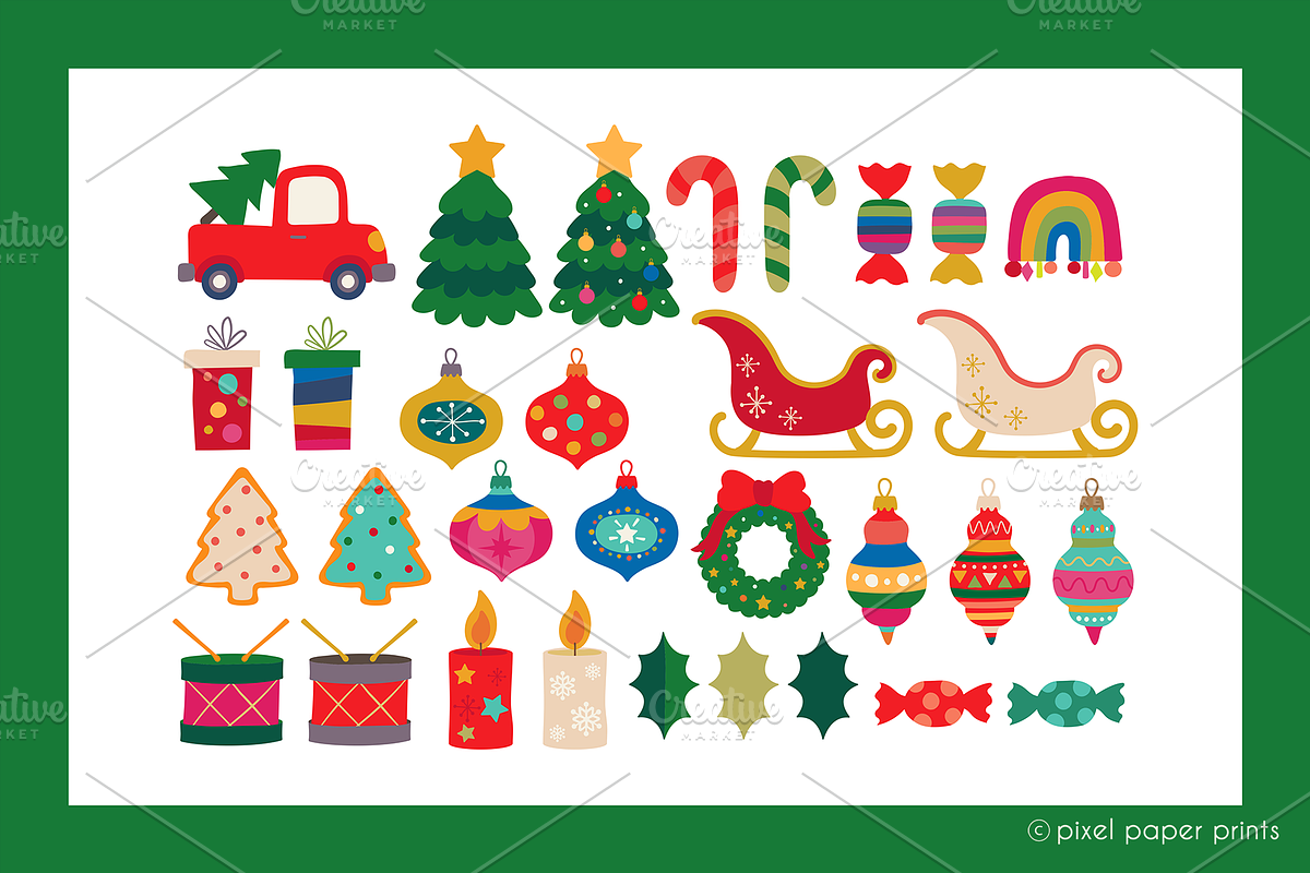 Cute Little Christmas, an Object Graphic by PixelPaperPrints (Photo 3 of 7)