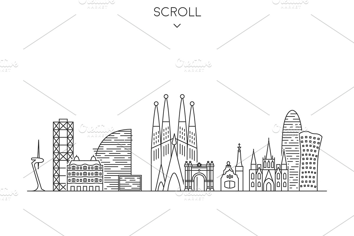 Collection of 14 cities skylines, an Illustration by GlebTagirov (Photo 4 of 9)