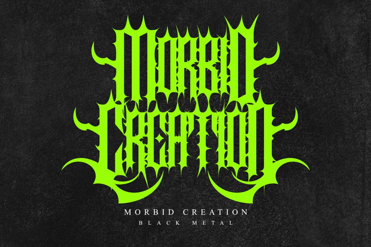 Morvakh - Death Metal Font, a Symbol Font by Masyafi Studio (Photo 3 of 9)