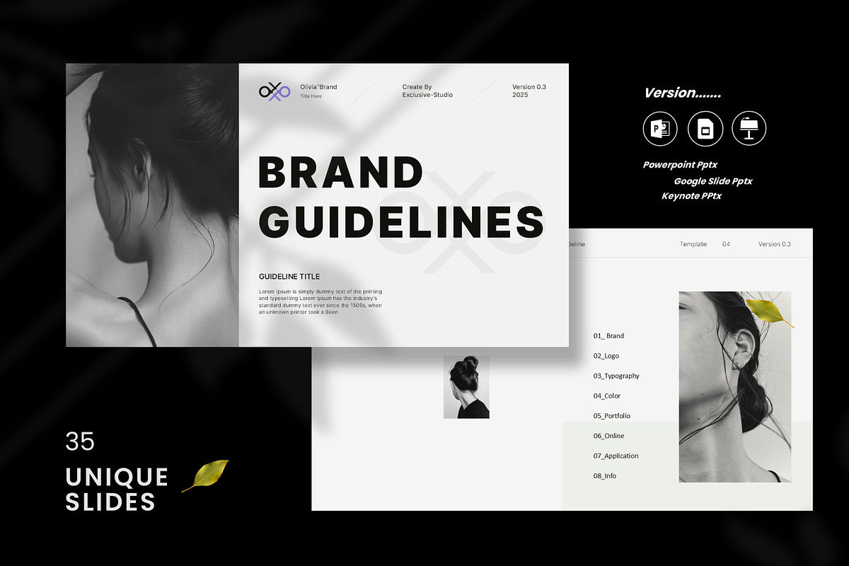 Brand Guideline PowerPoint Template
