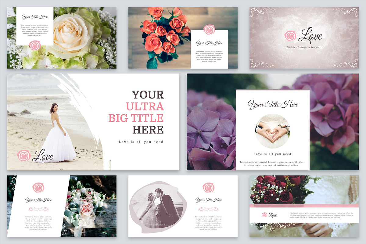 Love - Wedding Powerpoint Template, a Presentation Template by Reshapely (Photo 3 of 11)