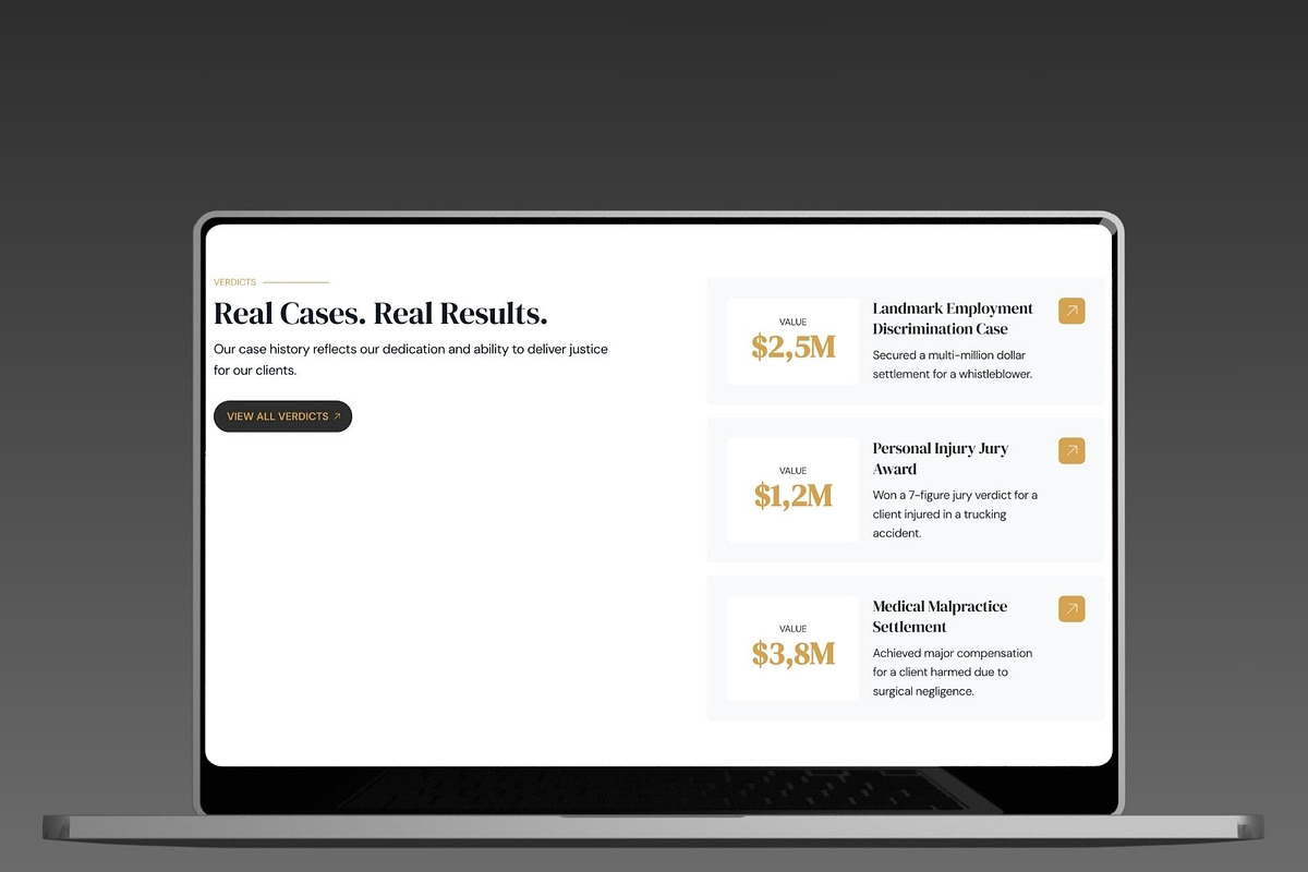 LawOne - Law Firm Framer Template, an UI Kit Template by Frameko (Photo 3 of 4)