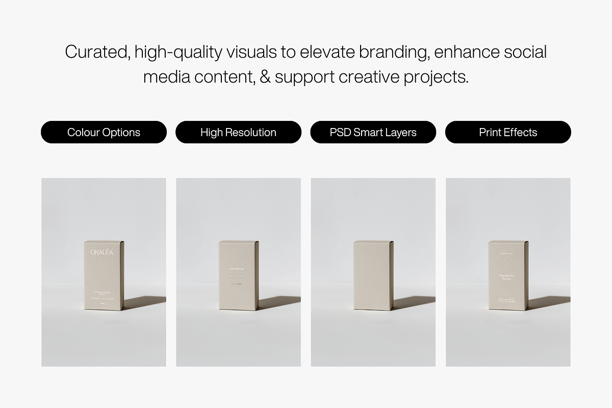Luxury Cosmetic Box Mockup, a Packaging Mockup by Digital Asset Co (Photo 3 of 4)