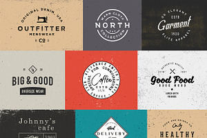 100 VINTAGE LOGO TEMPLATES