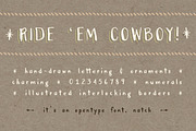 Campland, a Sans Serif Font by Magpie Paper Works (Thumbnail 2 of 5)