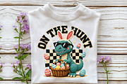 Crochet Dinosaur Easter Bunny Png, an Illustration by DreamCafeArt (Thumbnail 4 of 6)