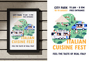 Summer street food festival posters, a Food Illustration by Good Studio (Thumbnail 3 of 7)