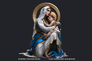 Holy virgin Mary clipart set, a Person Illustration by ThatsDesignArt (Thumbnail 3 of 10)
