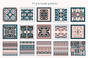 Folk Art patterned Brushes for AI, a Brush Add-On by yana.tasha (Thumbnail 4 of 5)