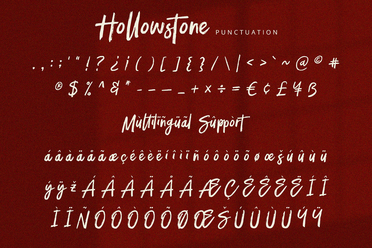 Hollowstone - Brush Font, a Script Font by Alpaprana (Photo 9 of 10)