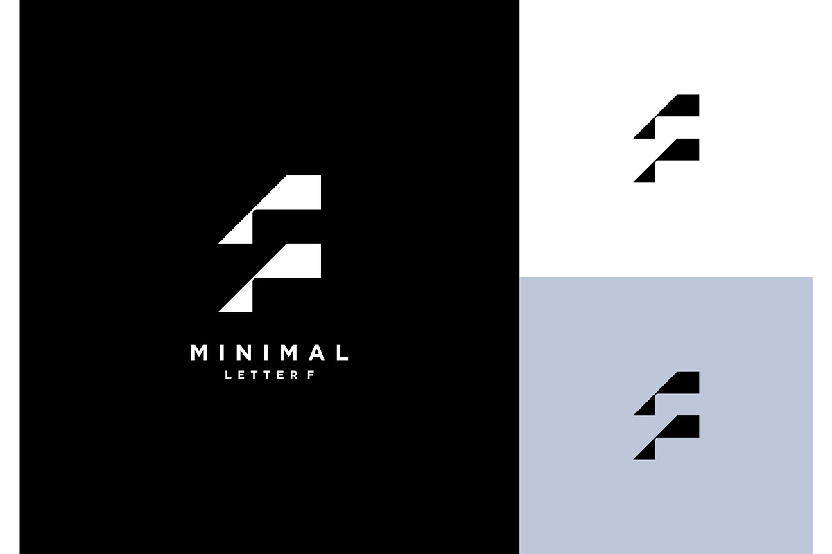 Letter F Minimal Modern Logo, a Branding & Logo Template by ika trisiana (Photo 2 of 2)