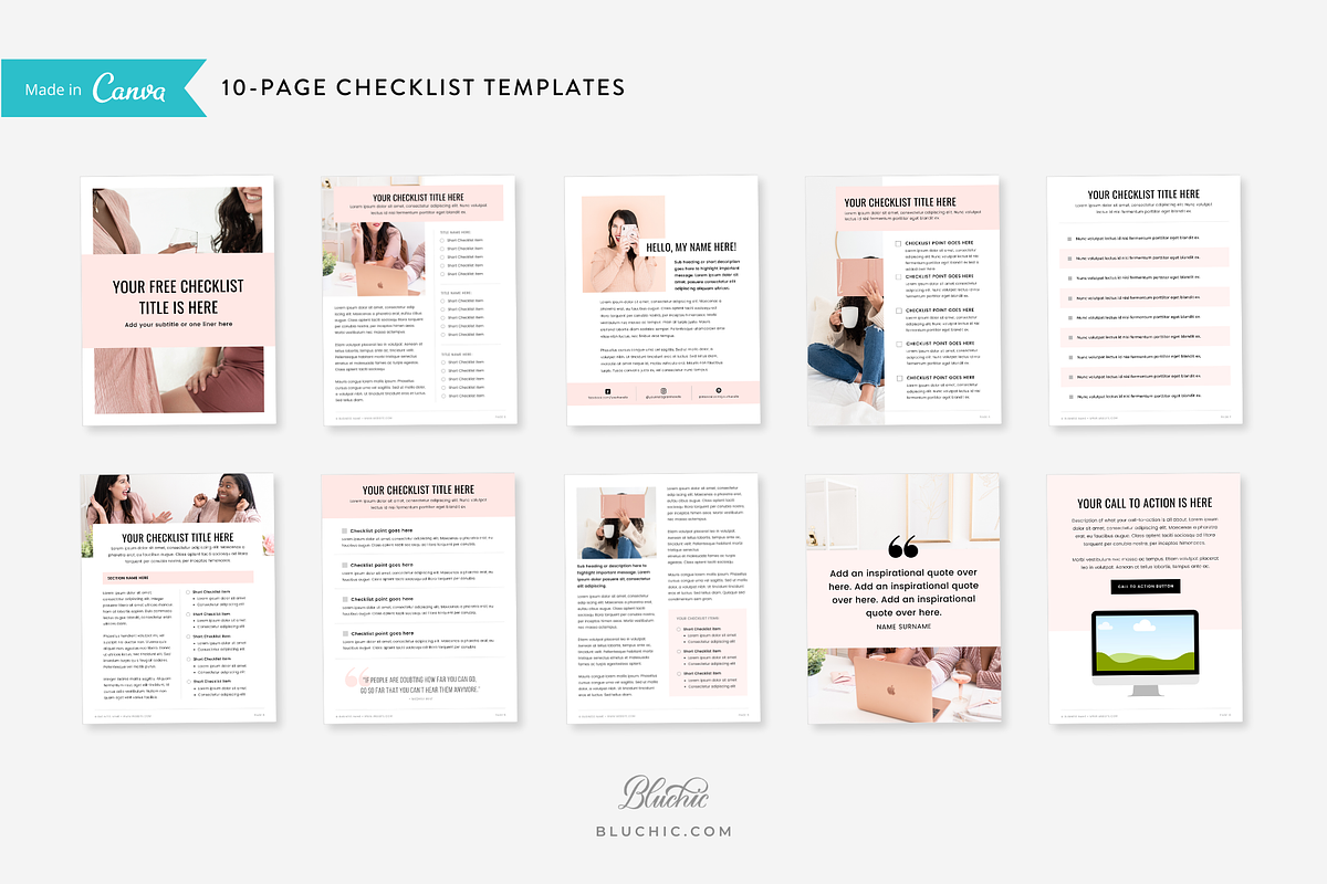 Ultimate Canva Lead Magnet Templates, a Magazine Template by Bluchic (Photo 5 of 6)