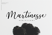 Martinesse - Beautiful Script Font, a Script Font by Sronstudio (Thumbnail 1 of 14)