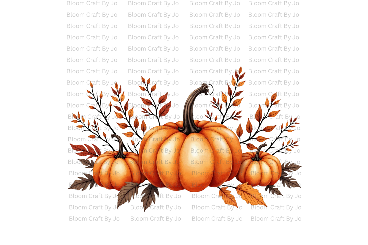 Pumpkin Wreaths and Frames, a Decorative Illustration by Bloom Craft Creations (Photo 9 of 12)
