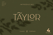 Classy Taylor Typeface, a Serif Font by CCS Type (Thumbnail 1 of 24)