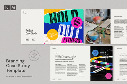 Branding Case Study Template, a Branding & Logo Template by Hannah Bacon Design