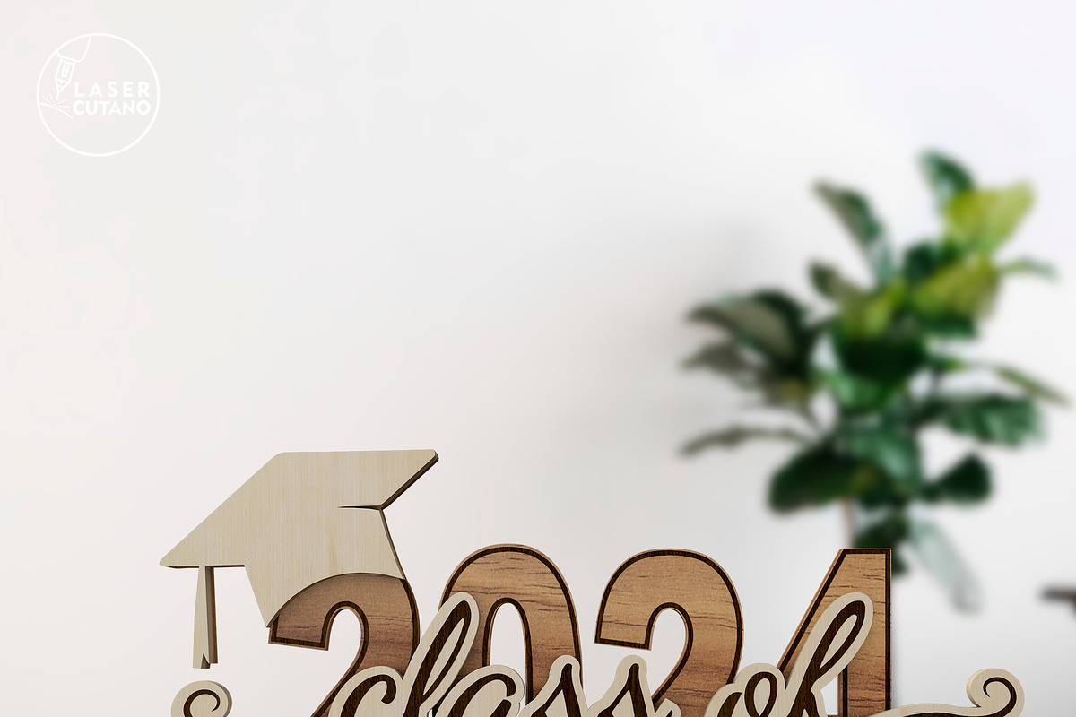 Class of 2024 Graduation Template, a Templates & Theme by LaserCutano (Photo 2 of 7)