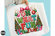 Retro Oh What Fun Christmas PNG, a Seasonal Illustration by designcity5 (Thumbnail 1 of 4)