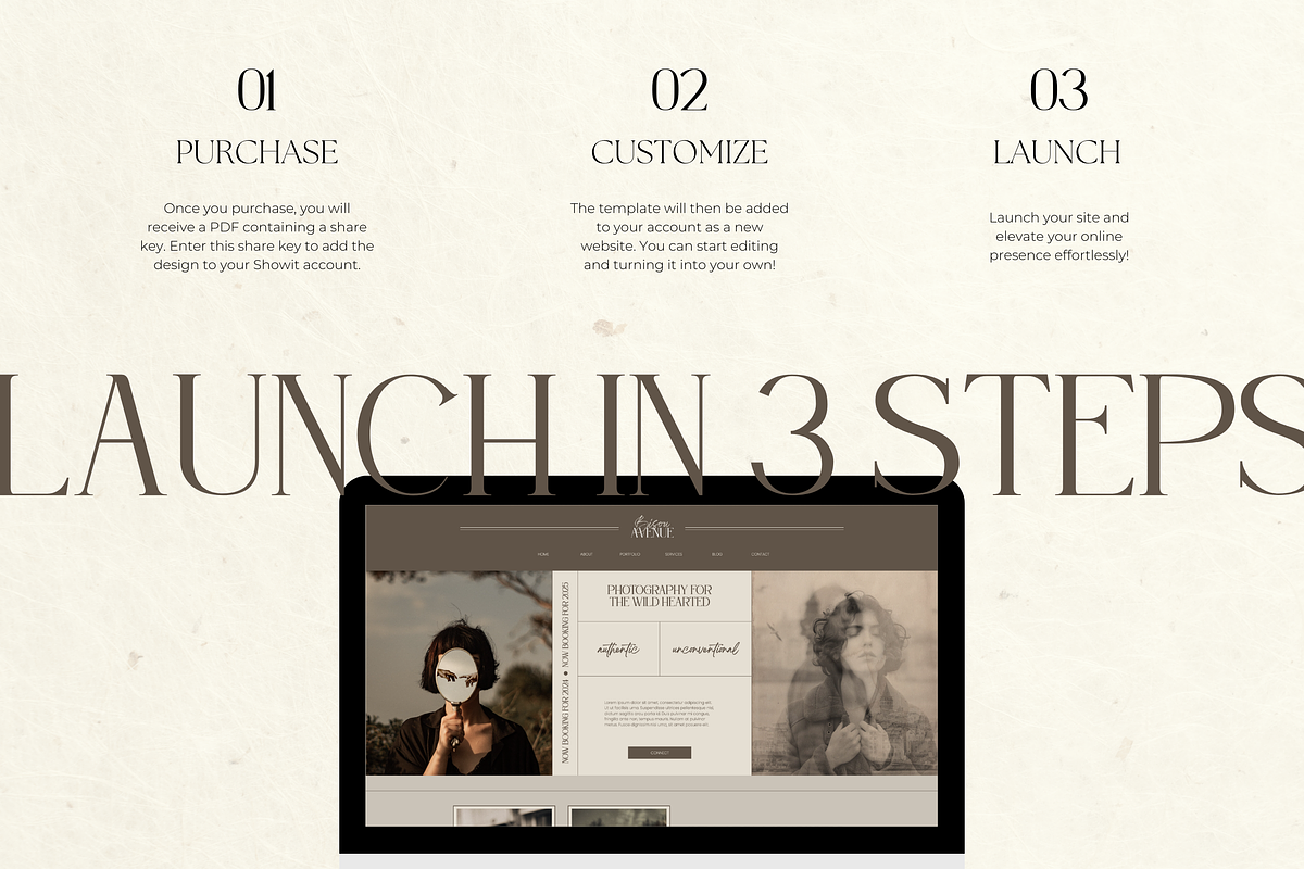Showit Website Template Photography, an App Template by Branding Babe Co. (Photo 5 of 9)
