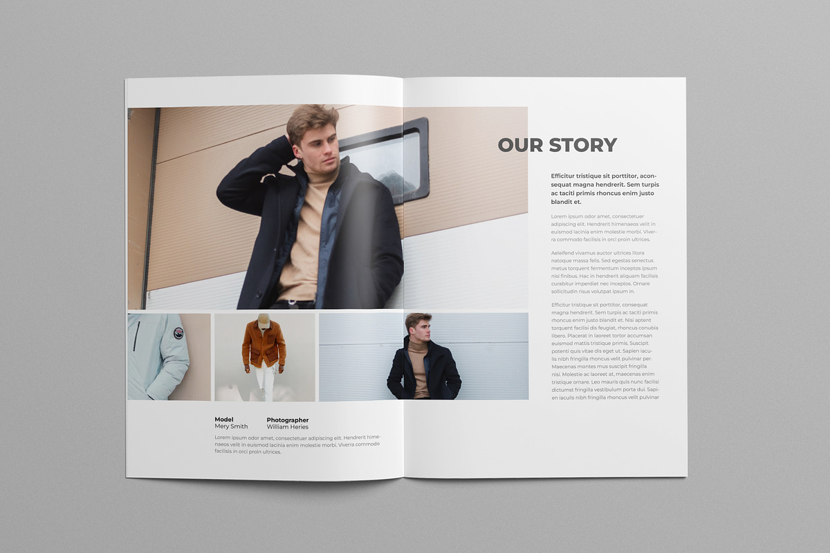 Fashion Lookbook | Canva & InDesign preview 3