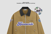 Work jacket mockups, an Apparel Mockup by Barmecide Mockup Studio (Thumbnail 2 of 3)