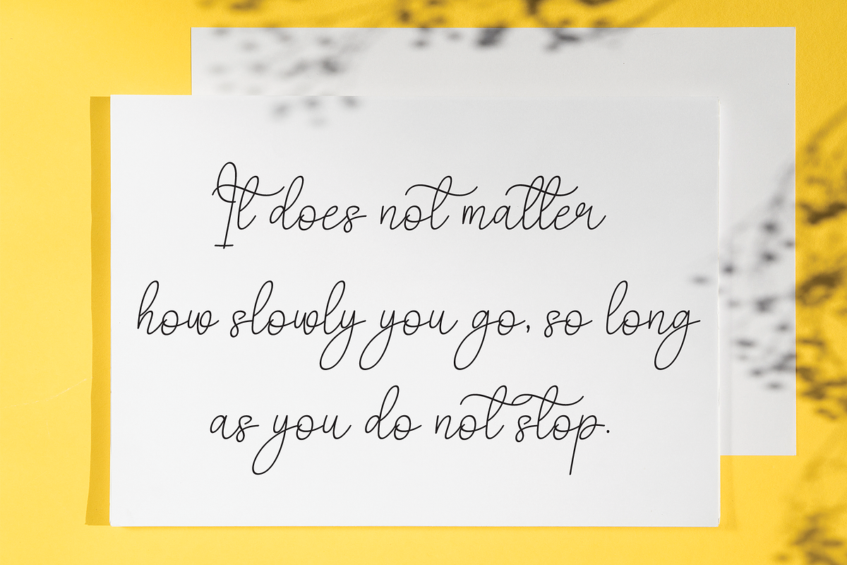 Samantha Signature | Script Font, a Handwritten Font by Scratchones (Photo 3 of 9)
