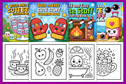 Bold and Easy Cute Stuff Coloring, a Decorative Illustration by Design Station (Thumbnail 3 of 4)