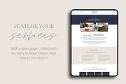 Showit Website Template - Kimberly, a WordPress Template by K Design Co. Shop (Thumbnail 3 of 8)