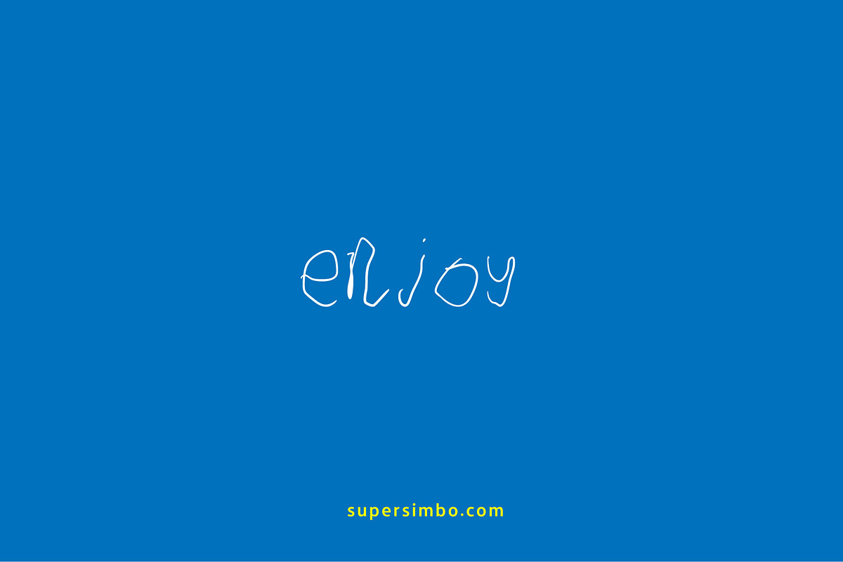 Alphabez | Hand Drawn font, a Handwritten Font by Supersimbo © (Photo 6 of 6)