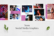 Neon Pinterest Posts, a Social Media Template by Social Corner Graphics (Thumbnail 2 of 8)