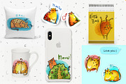 Wild Cats - sticker pack, an Animal Illustration by Zooza Art (Thumbnail 3 of 3)