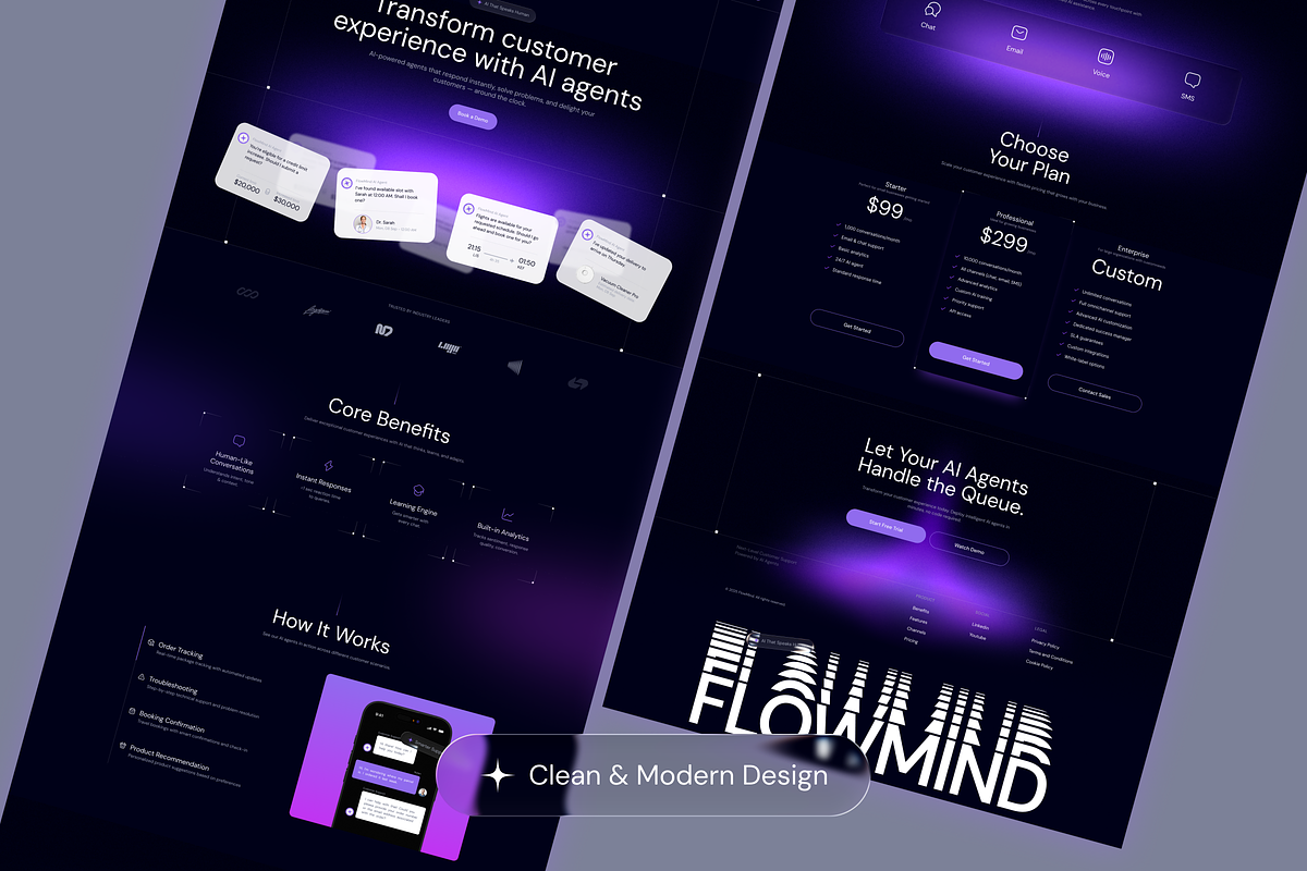 AI Agent Landing Page preview 5