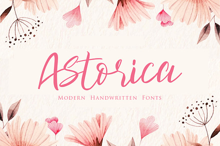Astorica - Modern Script fonts