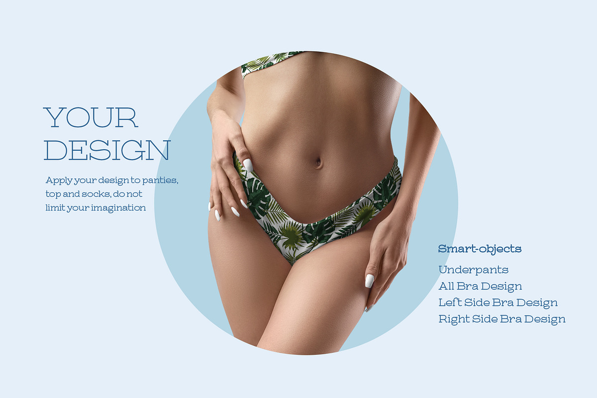7 Mockups Bikini Swimsuit, an Apparel Mockup by Grow Design Craft Studio (Photo 4 of 7)