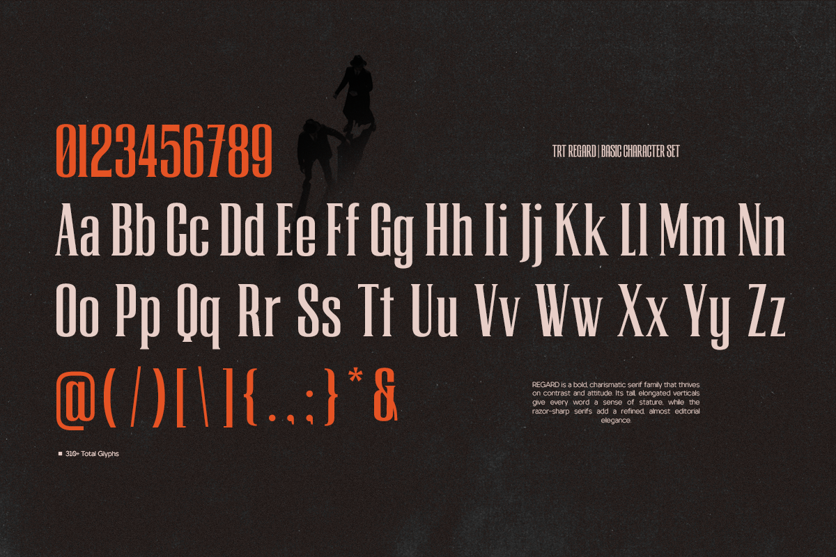 TRT Regard Condensed Display Font, a Serif Font by truetype (Photo 7 of 15)