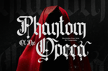 Phantom Of Opera - Blackletter