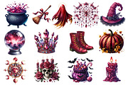 Burgundy & Halloween Sublimation, an Illustration by Dream Creation (Thumbnail 3 of 4)