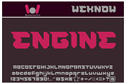 rhinoceros break the wall font, a Font by weknow (Thumbnail 4 of 5)