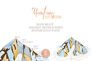 Mountains & Climbers, a Decorative Illustration by ⚞ Kind Illustration ⚟ (Thumbnail 3 of 5)