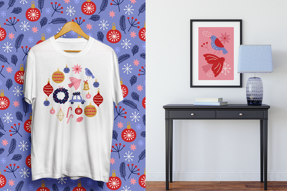 Cheerful Christmas Kit, a Seasonal Illustration by miumiu (Photo 12 of 15)