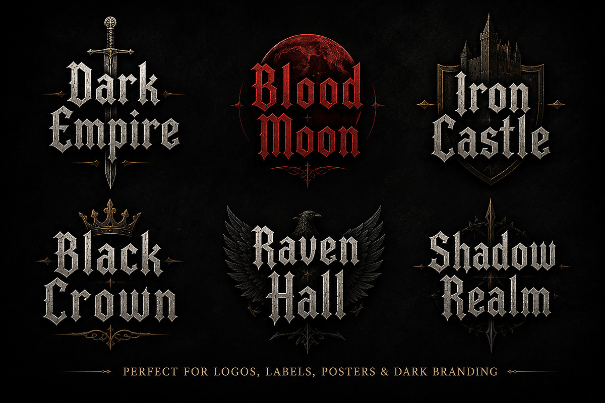 Nightforge Gothic, a Blackletter Font by Wow Magic (Photo 4 of 6)