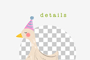 Whimsical Silly Goose bundle, an Animal Illustration by Oleksandra Illustrates (Thumbnail 5 of 18)