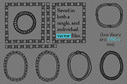 7 Hand Drawn Vector & Bitmap Frames, an Illustration by Penina (Thumbnail 2 of 2)