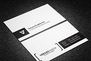 Simple Minimal Business Card, a Business Card Template by Verazo (Thumbnail 1 of 3)