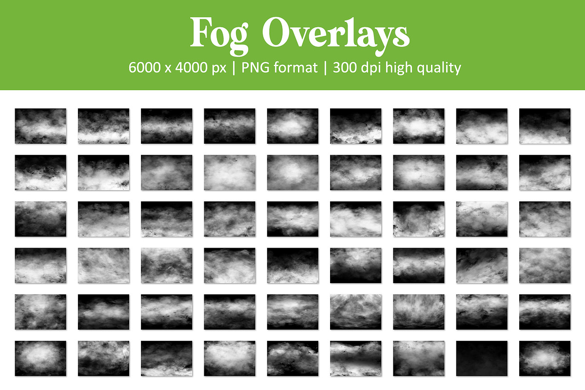 Realistic Fog Overlays, an Object Graphic by DreamyOverlay (Photo 7 of 7)