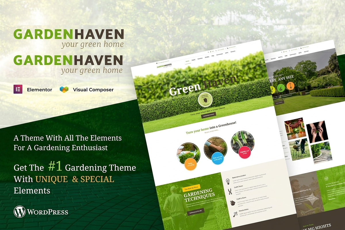 Garden - Gardening WordPress Theme, a WordPress Template by ThemesRain (Photo 1 of 3)