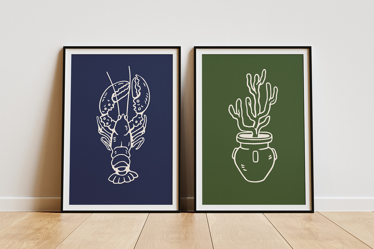 Dolce Vita, summer set + backgrounds, a Decorative Illustration by Good Studio (Photo 28 of 28)