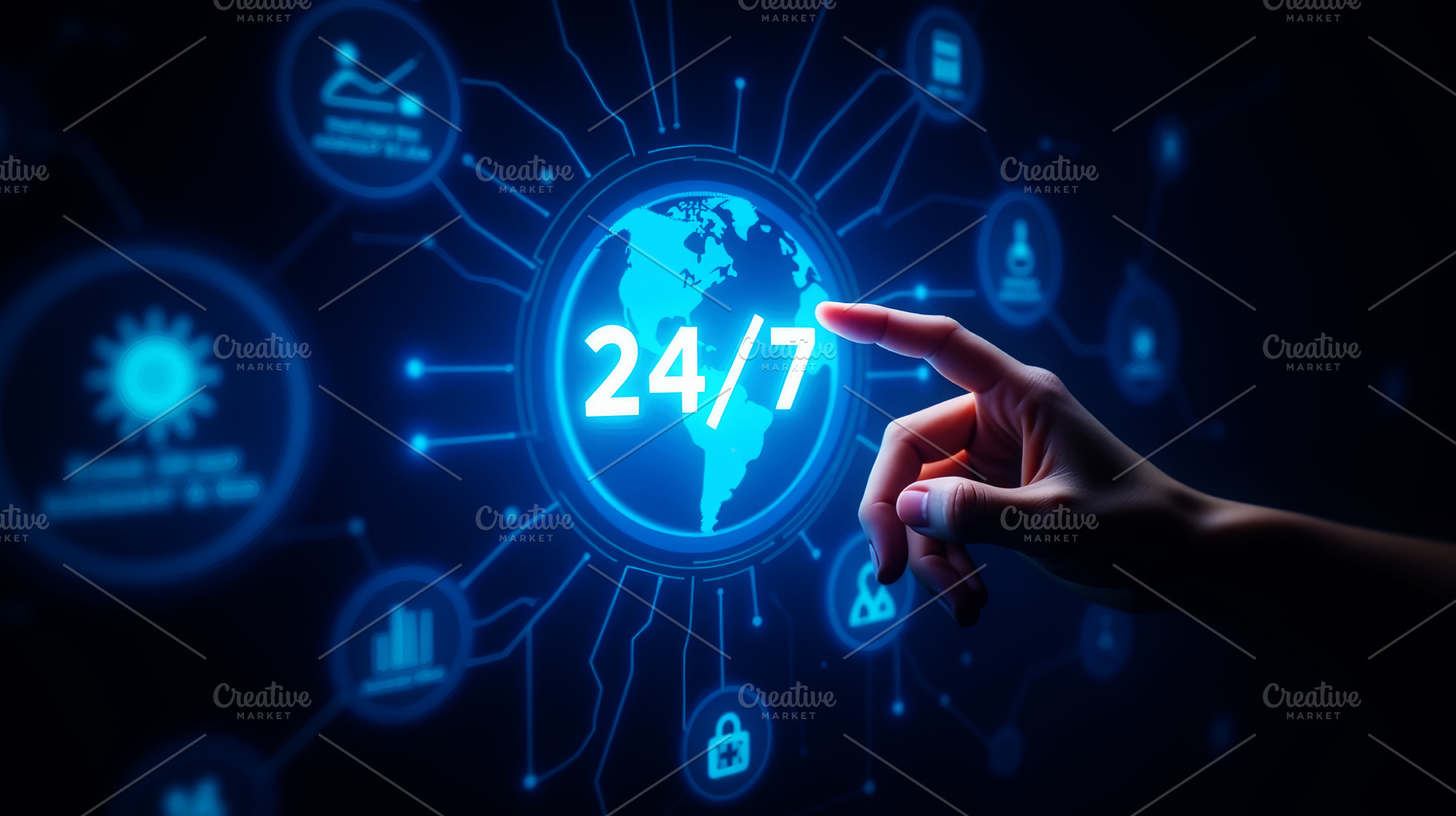 24/7 digital access to the globalize, a Technology Photo by Perpis