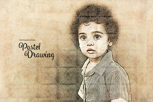 Pastel Drawing - Photoshop Action
